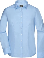 Daiber JN 681 Mikro keprová halenka s dlouhým rukávem 02.0681 light blue