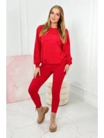 Bavlněná souprava California červený