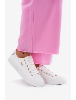 Dámské Textilní Tenisky Big Star RR274766 Bílé Dámské Textilní Tenisky Big Star RR274766 Bílé