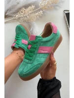 Semišové dámské tenisky Vinceza 79576 zelené Semišové dámské tenisky Vinceza 79576 zelené