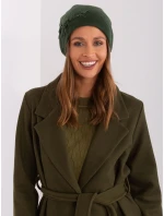 Czapka AT CZ model 18985159 ciemny zielony - FPrice