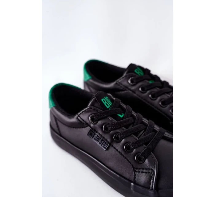 Children's Leather Sneakers BIG STAR DD374147 Black Children's Leather Sneakers BIG STAR DD374147 Black