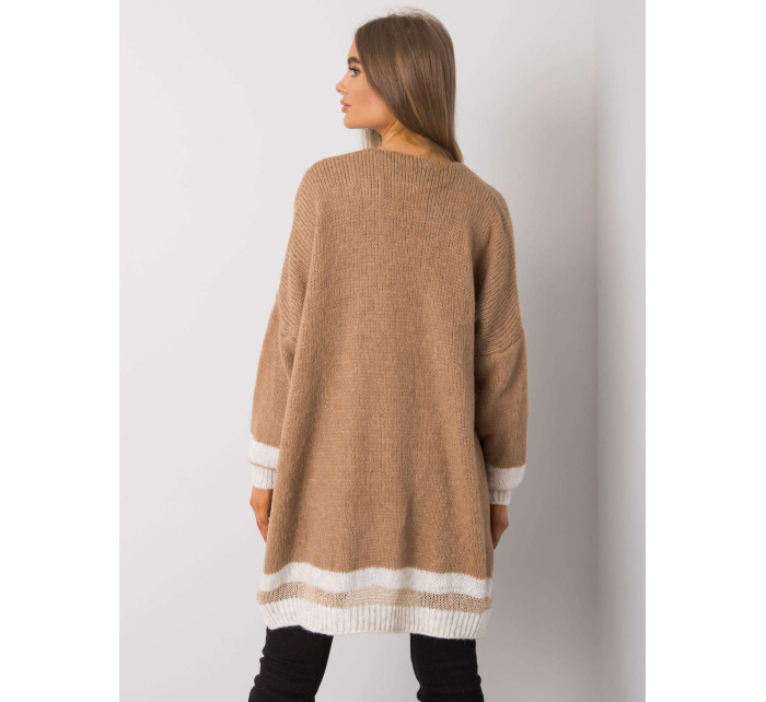 OH BELLA Camel pletený svetr