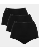 Dámské kalhoty Sloggi 24/7 Cotton Maxi C3P černé