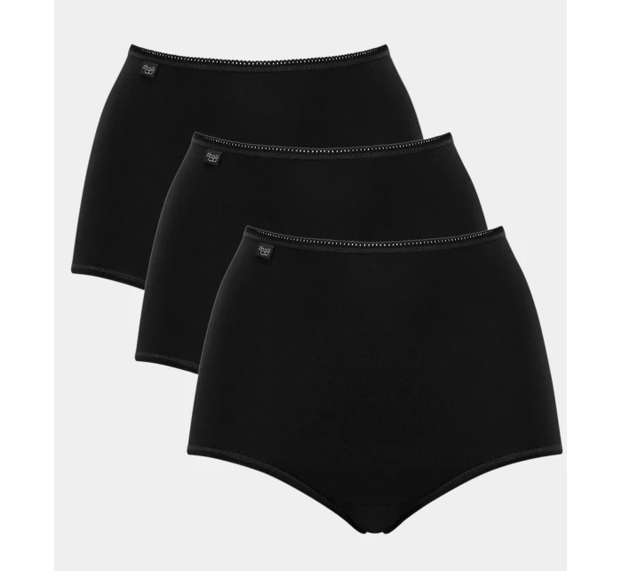 Dámské kalhoty Sloggi 24/7 Cotton Maxi C3P černé