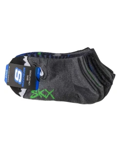 Skechers Boys 6pk Low Cut Dinos S111627-AST Multicolour 31-34