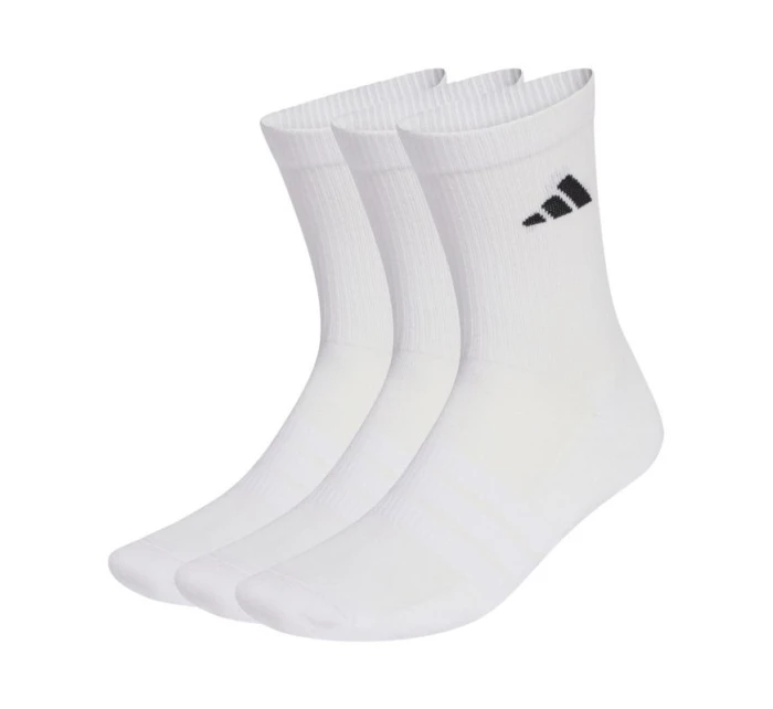 Ponožky adidas Cushioned Sportswear Crew 3P bílé JZ0530