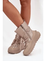 Kožené sněhule na platformě model 21728499 - Lee Cooper