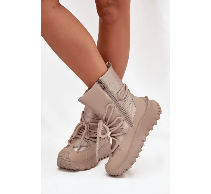 Kožené sněhule na platformě model 21728499 - Lee Cooper