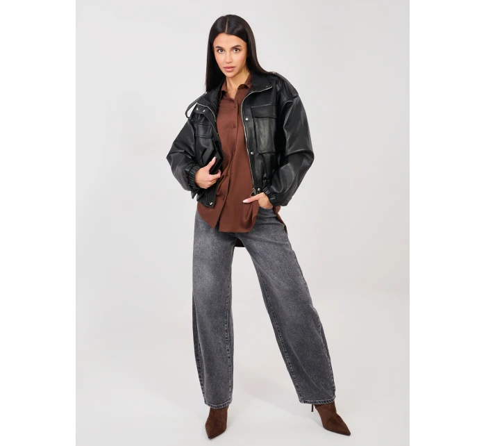 Košile LK KS 510197.12P hnědá