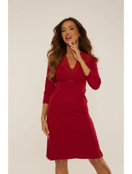 Košile Lilian 7/8 rukáv 810 Maroon - De Lafense