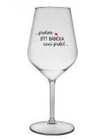 ...PROTOŽE BÝT NENÍ čirá nerozbitná sklenice na víno 470 ml model 21784949 - Giftela ...PROTOŽE BÝT NENÍ čirá nerozbitná sklenice na víno 470 ml model 21784949 - Giftela