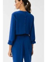 Dámská kombinéza model 21764623 královská modř - STYLOVE Dámská kombinéza model 21764623 královská modř - STYLOVE