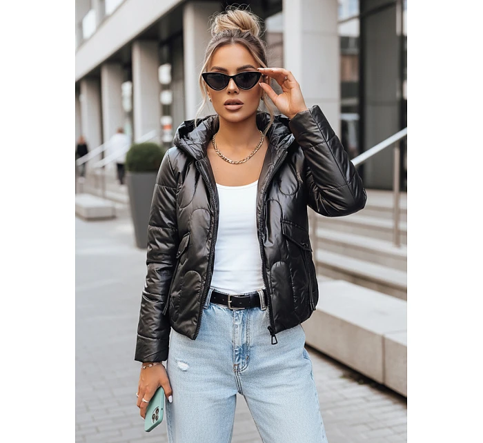 Dámská přechodná prošívaná bunda LILYWOOL černá FashionStreet TY3713