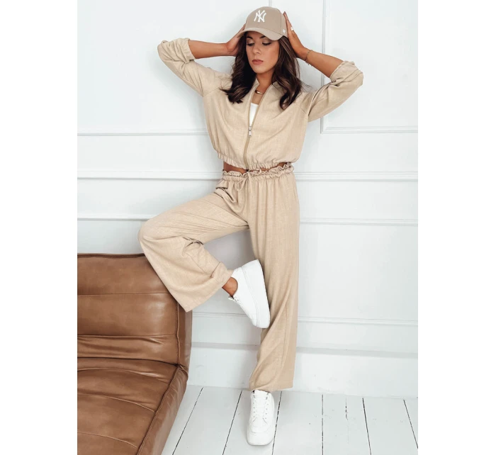 Dámská bunda bomber MADDIE camel FashionStreet RY2319