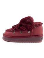 dámské sněhule zimní módní model 21420780 zateplené bordó dámské - D.Franklin