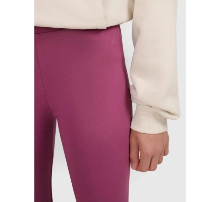 Dívčí pletené legíny 4F 4FJRAW25TTIGF291-50S Dívčí pletené legíny 4F 4FJRAW25TTIGF291-50S