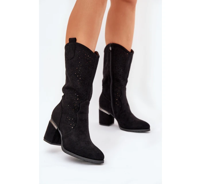 Kozačky  Po   Černé model 21686940 - S.Barski