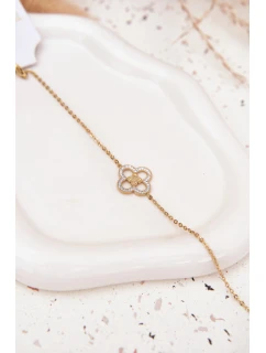 Dámský náramek ze chirurgické oceli Zlatý