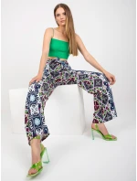 DHJ SP 13587 kalhoty.66P černá a modrá