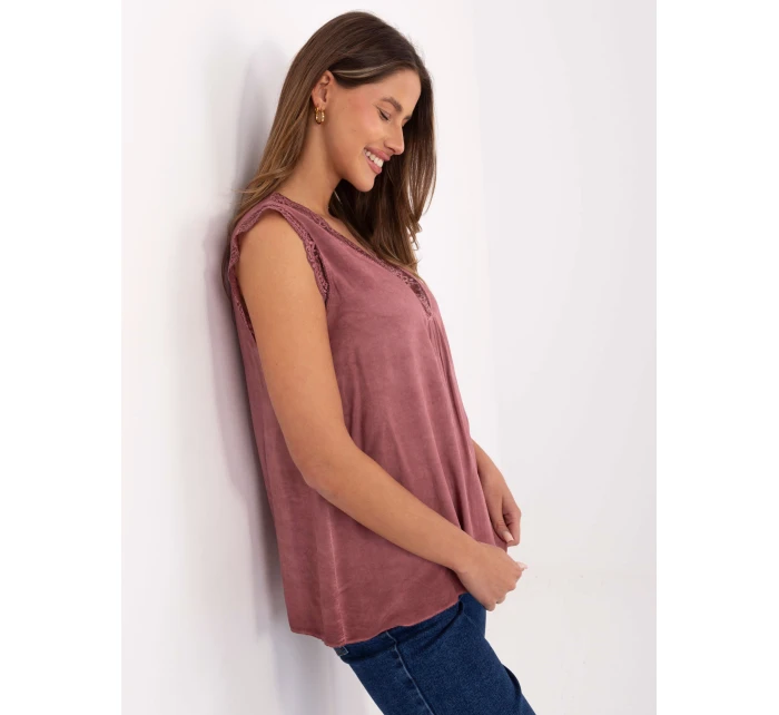 Bluzka MI BZ model 21717674 ciemny różowy - FPrice