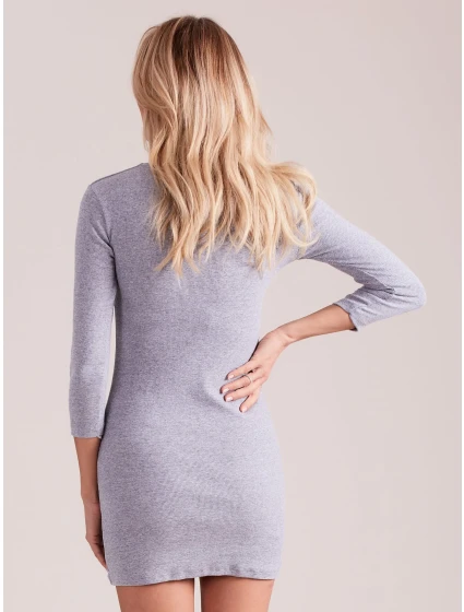 Šaty EN SK 3762.03 šedá