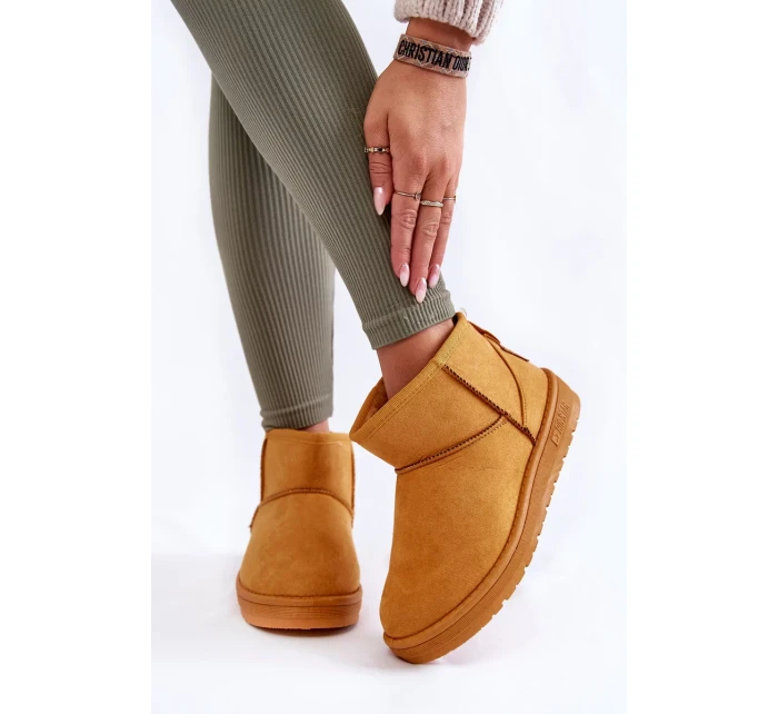 Dámské teplé sněhule Big Star KK274289 Hněde Dámské teplé sněhule Big Star KK274289 Hněde