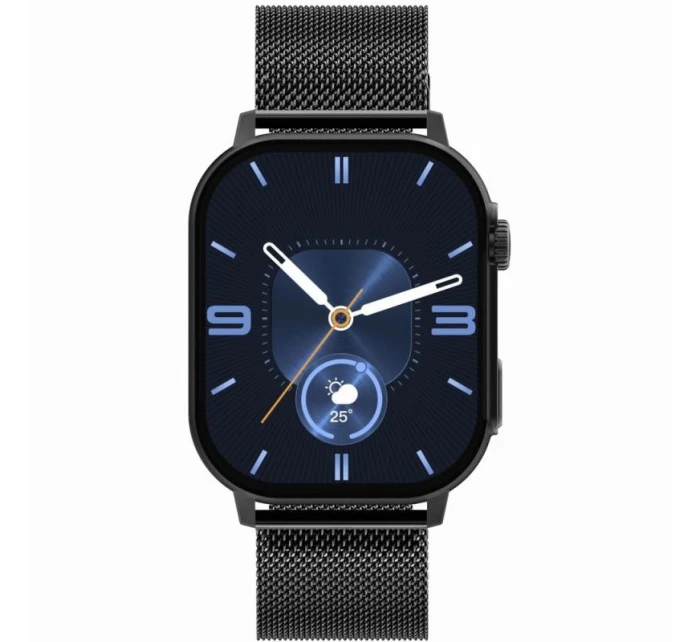 Chytré hodinky Gravity model 21805515 Červený silikonový řemínek + černý náramek Chytré hodinky Gravity model 21805515 Červený silikonový řemínek + černý náramek