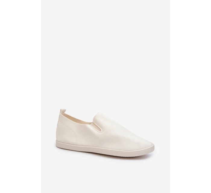 Dámské tenisky Trampky Slip-On Beige Lovinia