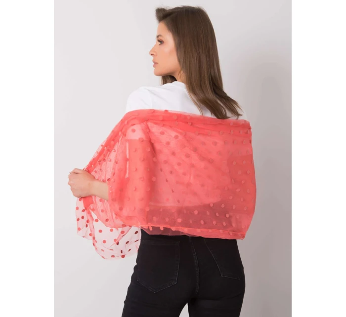 Šátek AT CH model 19585752 korálový - FPrice Šátek AT CH model 19585752 korálový - FPrice