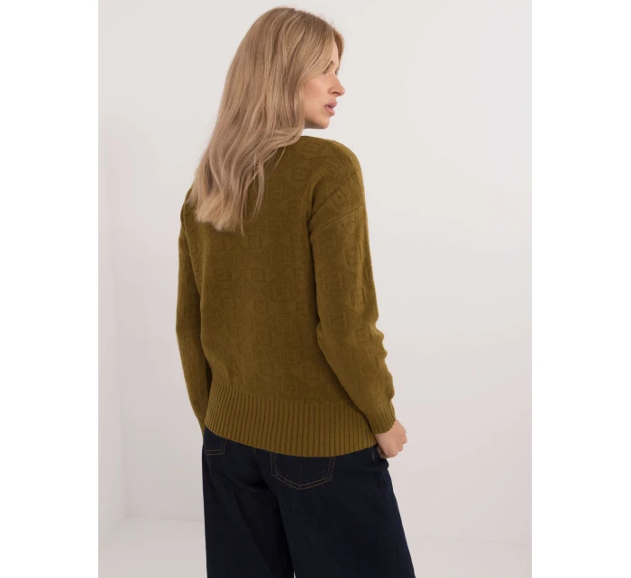 Jumper AT SW model 20503901 olivově zelený - FPrice