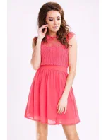 Dámské společenské šaty s sukní EMAMODA malinové  / L model 15042734 - YNS