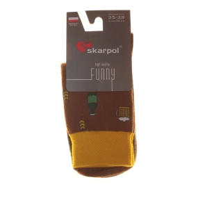 Obrázkové ponožky 80 Funny beer - Skarpol Obrázkové ponožky 80 Funny beer - Skarpol