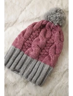 Paris fleecová čepice K212 tmavě model 18750057 - K-Fashion Paris fleecová čepice K212 tmavě model 18750057 - K-Fashion