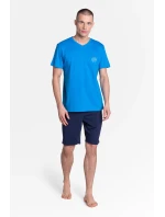 Pyžamo Dodge 38882-55X Modrá a tmavě modrá - Henderson