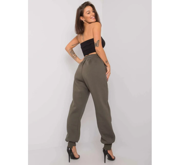 Dámské tepláky 7237.81 tmavá khaki - FPrice