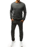 FashionStreet pánské tmavě šedé tepláky AX0376