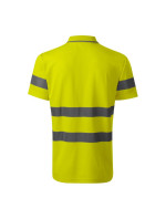 Pánské polo tričko Rimeck HV Runway M MLI-2V997 fluorescenční žlutá