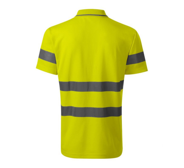 Pánské polo tričko Rimeck HV Runway M MLI-2V997 fluorescenční žlutá