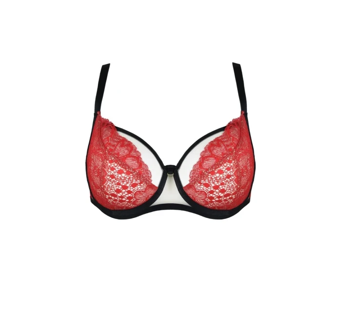 MĚKKÁ PODPRSENKA JULIA 19229 ČERVENÁ