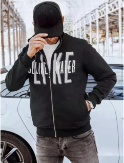 Pánská mikina na zip s potiskem černá Dstreet model 21966630 - FashionStreet