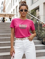 Dámské bavlněné tričko Mama Limited Edition pink FashionStreet NX5031RY