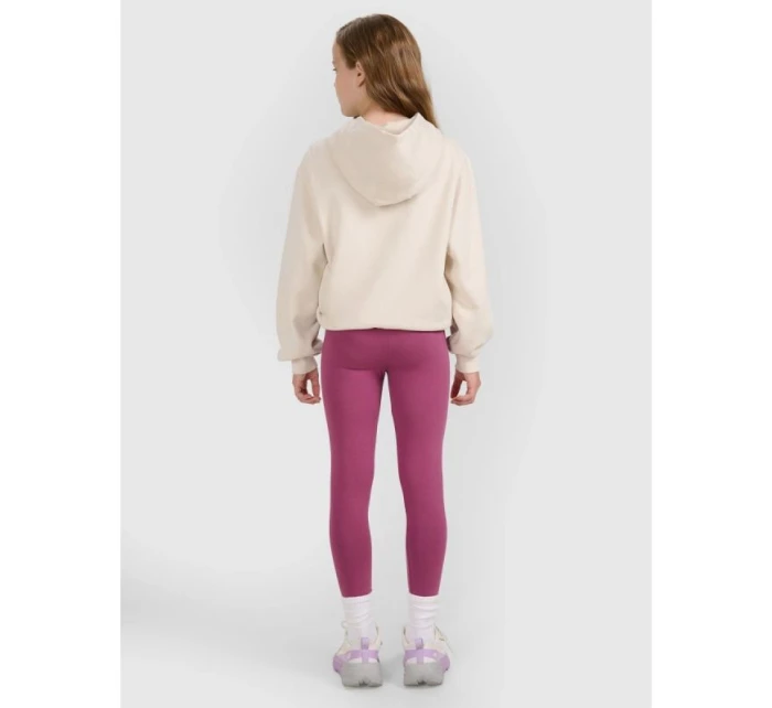 Dívčí pletené legíny 4F 4FJRAW25TTIGF291-50S Dívčí pletené legíny 4F 4FJRAW25TTIGF291-50S