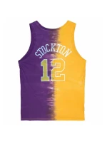 Bavlněné tričko Mitchell & Ness NBA Utah Jazz John Stockton Tie Dye - TTNK3206-UJAYYJSTYWPR