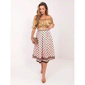 Spódnica IT SD model 22145554 brzoskwiniowy - FPrice Spódnica IT SD model 22145554 brzoskwiniowy - FPrice