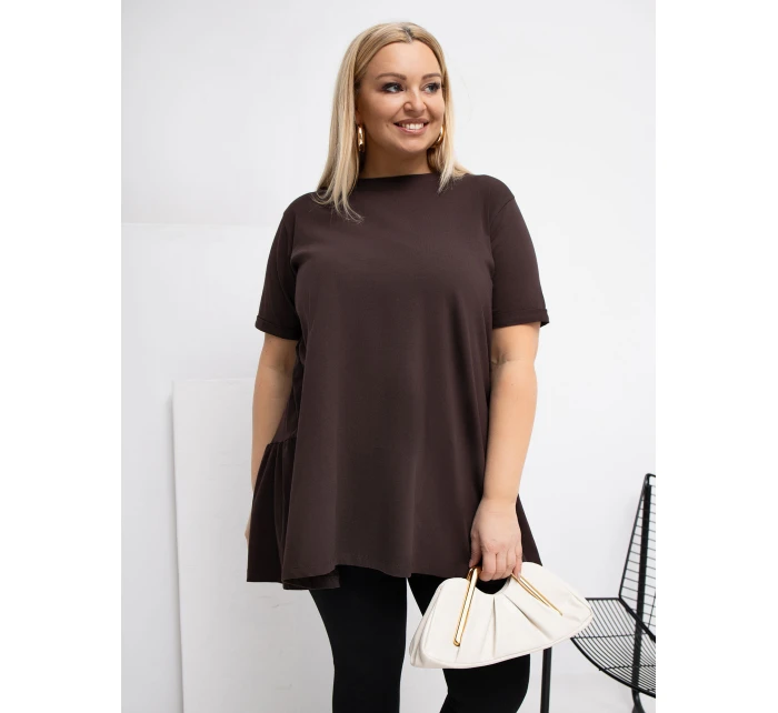 Bluzka RV BZ  ciemny brązowy model 21870775 - FPrice