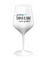 Personalizovaná nerozbitná sklenice - Protože [doplň si sám] není prdel