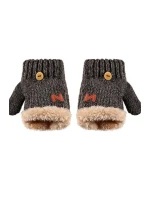 UZAVŘENÉ RUKAVICE S KOŽEŠINOU R-212