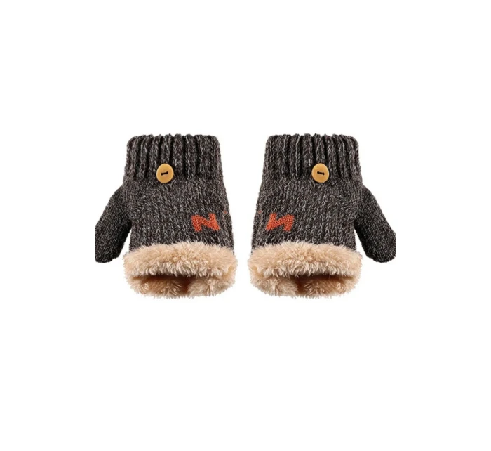 UZAVŘENÉ RUKAVICE S KOŽEŠINOU R-212