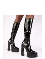 Kozačky na podpatku  model 221356 Solea